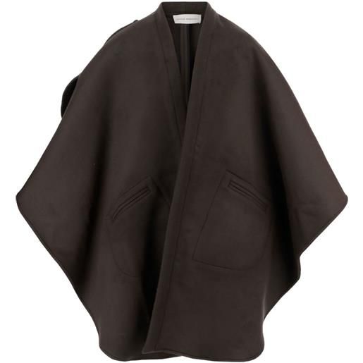 Niccolò Pasqualetti mantella con ruches - marrone