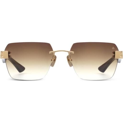 Maybach eyewear occhiali da sole the magic i geometrici - marrone