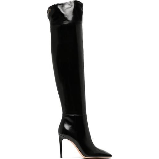 Gianvito Rossi stivali christina cuissard 95mm - nero