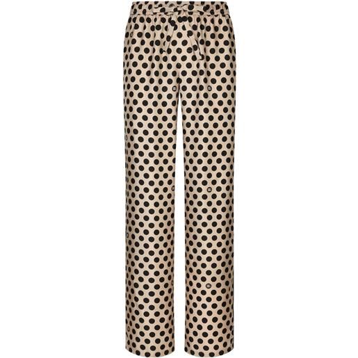 Dolce & Gabbana pantaloni a pois - marrone