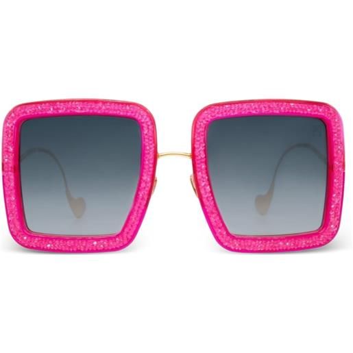 ANNA-KARIN KARLSSON occhiali da sole squadrati beaming sky - rosa
