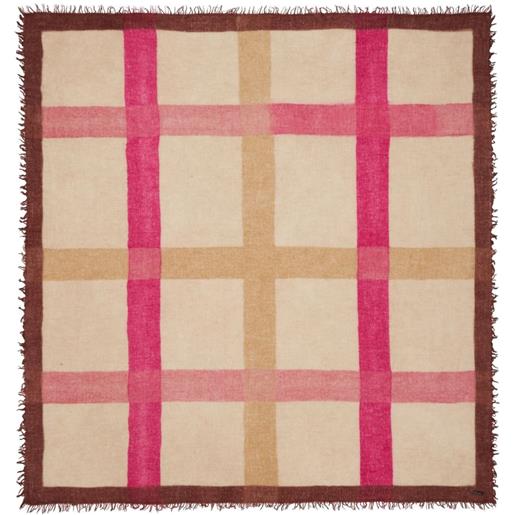 Faliero Sarti sciarpa klaus a quadri - toni neutri