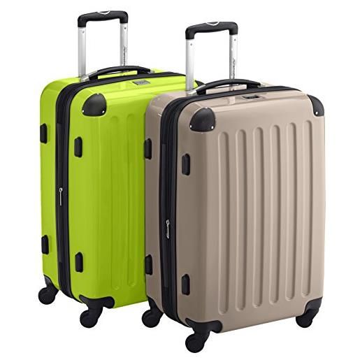 Hauptstadtkoffer hauptstadt® - set di valigie da 148 litri, verde mela champagne (multicolore) - 59272355