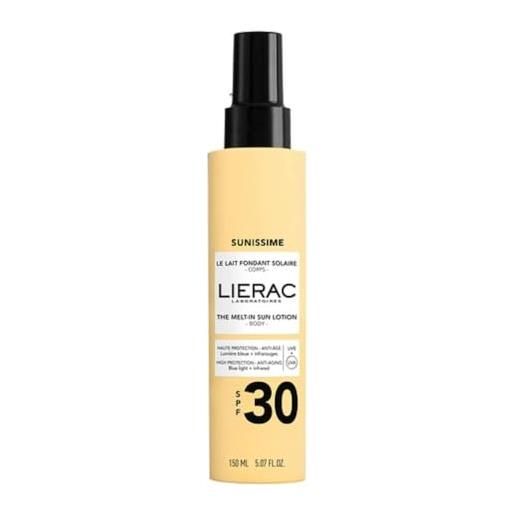 Lierac sunissime il latte solare fondente corpo spf30 150 ml