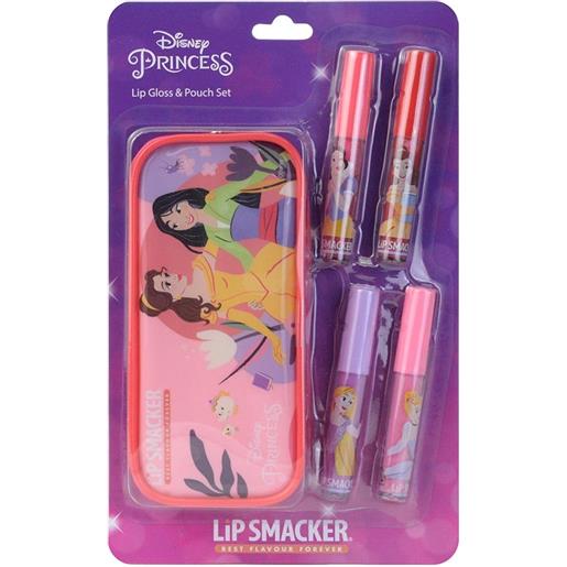 Markwins lip smacker disney princess set 4 lucidalabbra + custodia