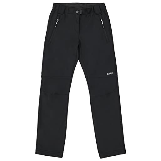 CMP - pantalone lungo kid g, nero, 140