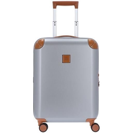 Bric's amalfi 4 roll cabin trolley 55 cm color argento