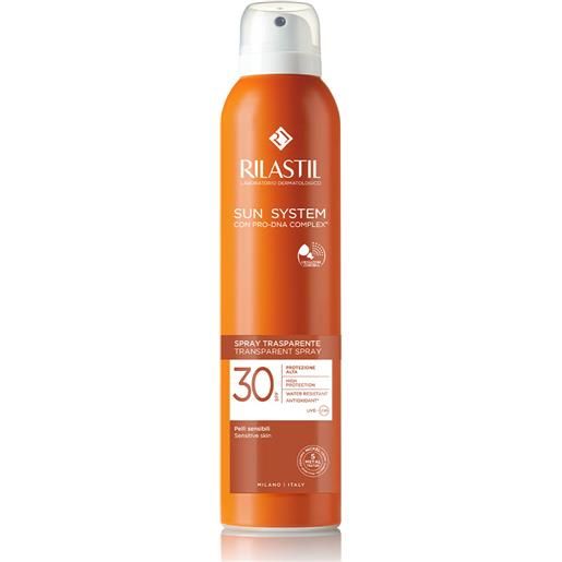 GANASSINI COSMETIC rilastil sun system spray trasparente solare spf 30 corpo 200 ml