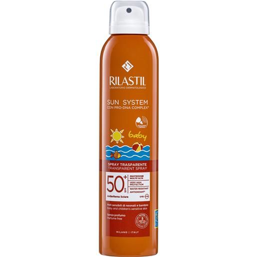 GANASSINI COSMETIC rilastil sun system pediatric spray solare spf 50+ transparent 200 ml