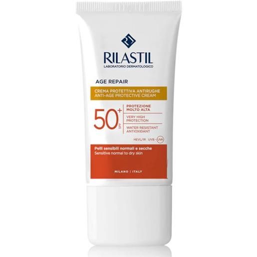 GANASSINI COSMETIC rilastil sun system age repair solare spf50+ crema viso protettiva antirughe 50 ml
