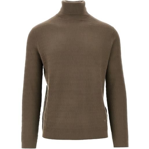 Emporio Armani maglione a collo alto - verde