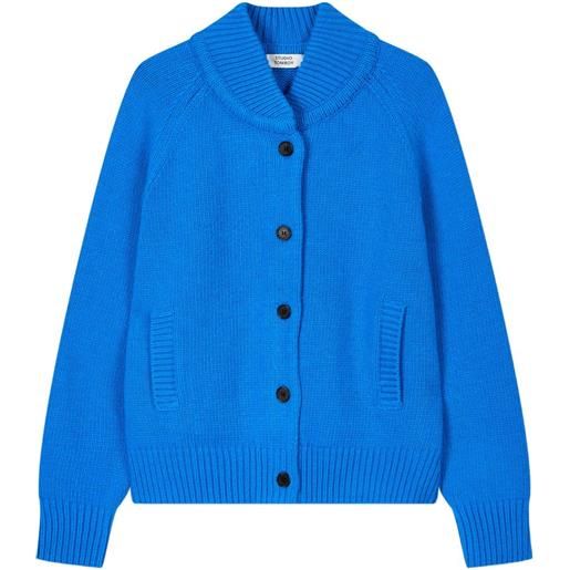 STUDIO TOMBOY cardigan con bottoni - blu