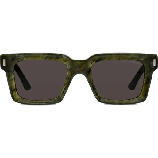 Cutler & Gross occhiali da sole squadrati - verde