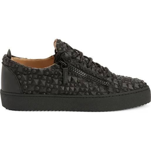 Giuseppe Zanotti sneakers con borchie - nero