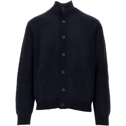 Emporio Armani cardigan con bottoni - blu