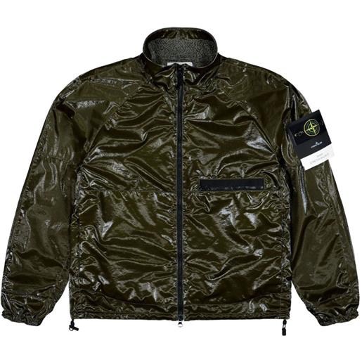 Stone Island giacca con applicazione compass - verde