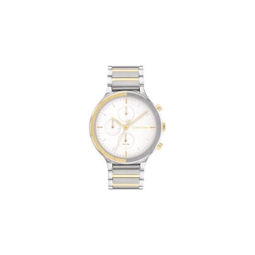 Calvin Klein per donna. 25200239 orologio analogico energetico bianco [3054565], casual, braccialetto, acciaio inossidabile