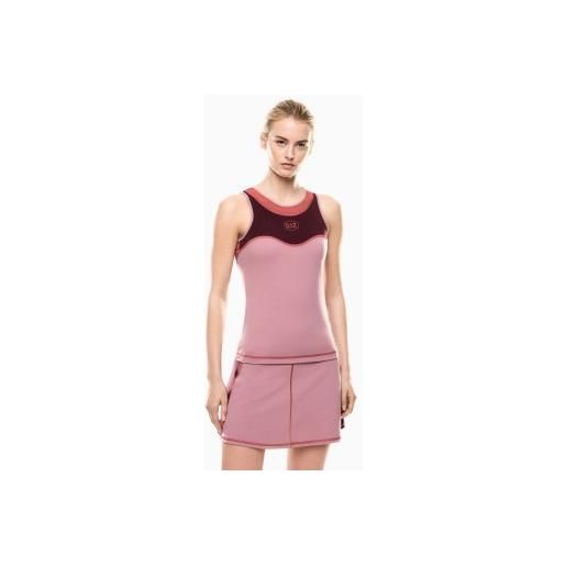 EA7 per donna. 7w000559_af19155 gonna da freestyle rosa da tennis professionale [3255881], sportivo, multisport, poliamide