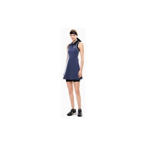 EA7 per donna. 7w000560_af19155 abito da tennis freestyle blu navy pro [3255895], sportivo, tennis / paddle tennis, poliamide, senza maniche