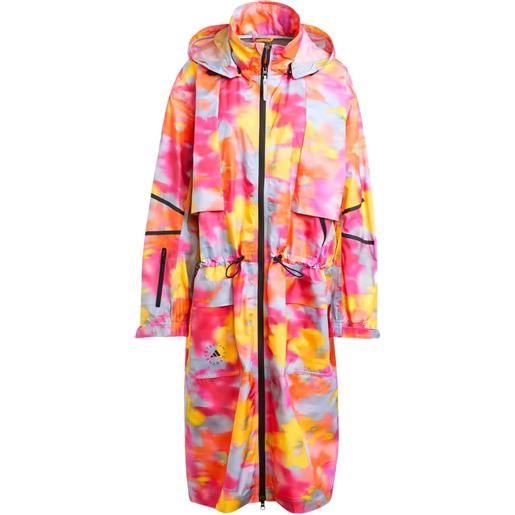 adidas by Stella McCartney parka con fantasia tie-dye - rosa