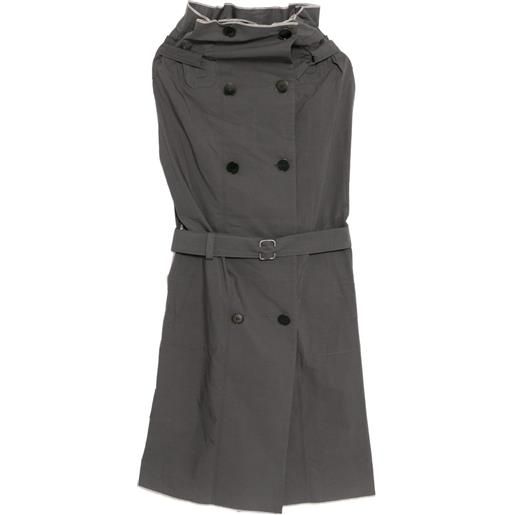 Carol Christian Poell cappotto self edge meter - grigio