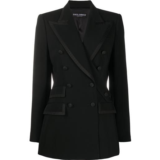 Dolce & Gabbana blazer doppiopetto - nero