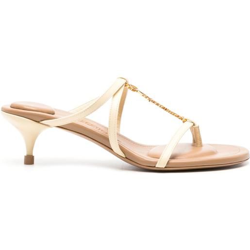 Jacquemus mules les sandales pralu 40mm - toni neutri