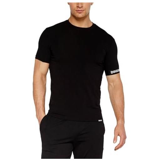 DSQUARED2 t-shirt uomo d9m3s5460 tshirt black (it, testo, xl, regular, regular, nero)