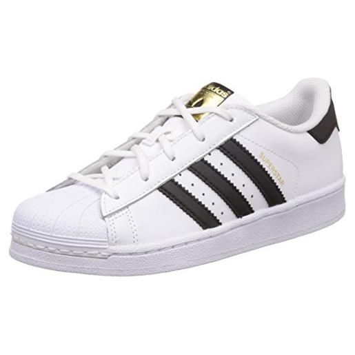 adidas Originals adidas adilette, sandali unisex-adulto, white core black white, 37 eu
