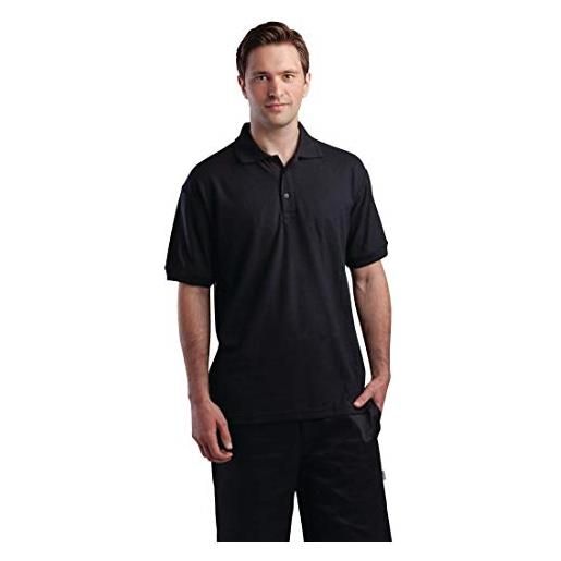 Portwest b210bkrs polo napoli a maniche corte, nero, s