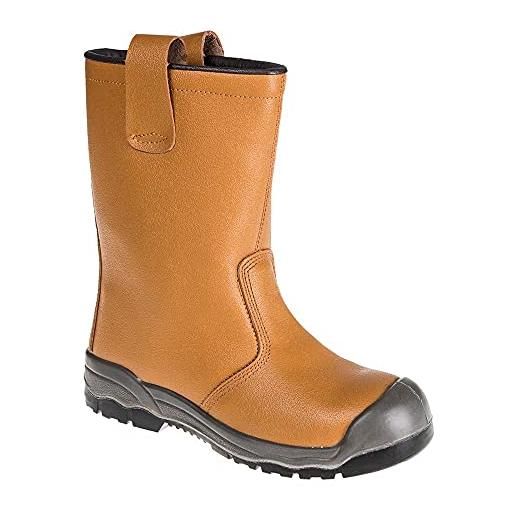 Portwest fw13tar45 stivale steelite rigger s1p ci, marrone, 45