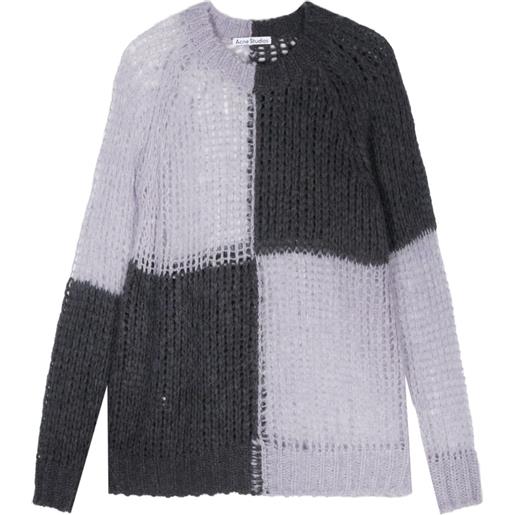 Acne Studios maglione con design color-block - viola