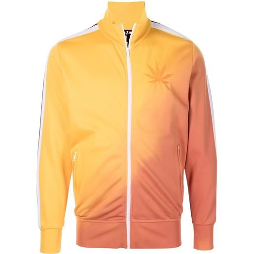 Palm Angels giacca sportiva con effetto sfumato - arancione
