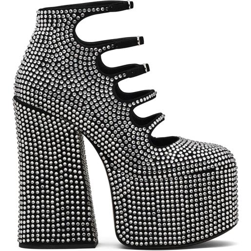 Marc Jacobs the kiki 160mm rhinestone-embellished - nero