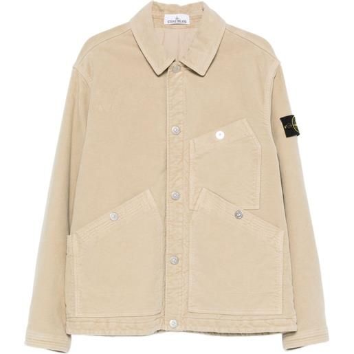 Stone Island giacca con tasche e bottoni - toni neutri