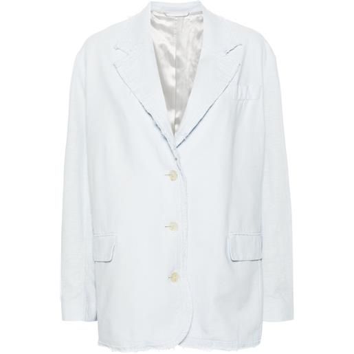 Acne Studios blazer monopetto - blu
