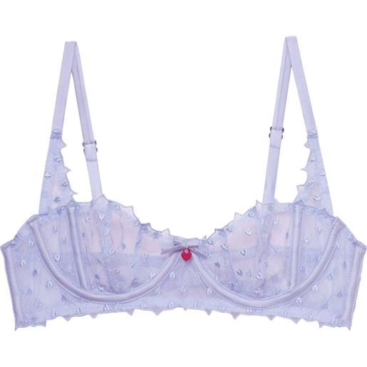 Fleur Du Mal reggiseno love lock - blu