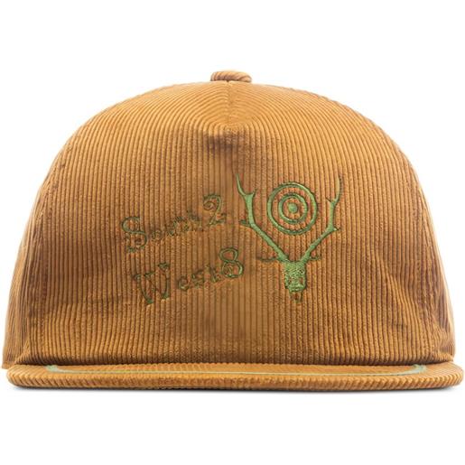 SOUTH2 WEST8 cappello da baseball con ricamo - marrone