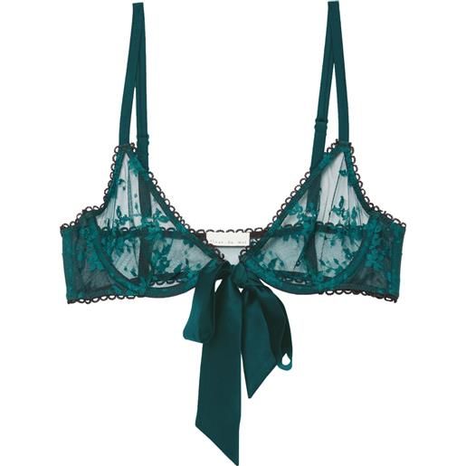 Fleur Du Mal reggiseno untie me - verde