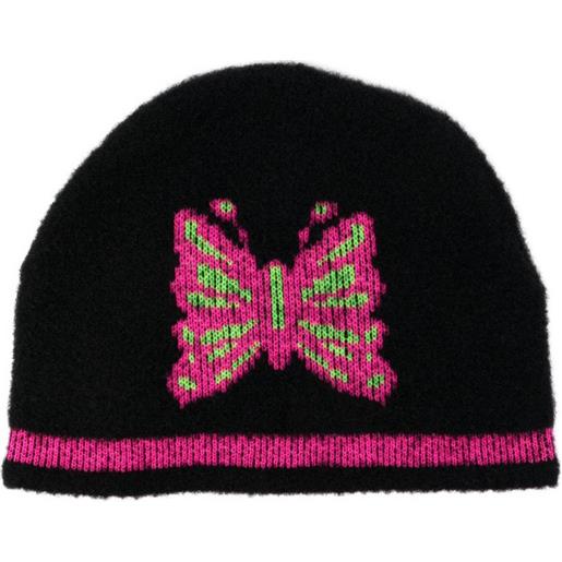 Chopova Lowena berretto cyber butterfly - nero