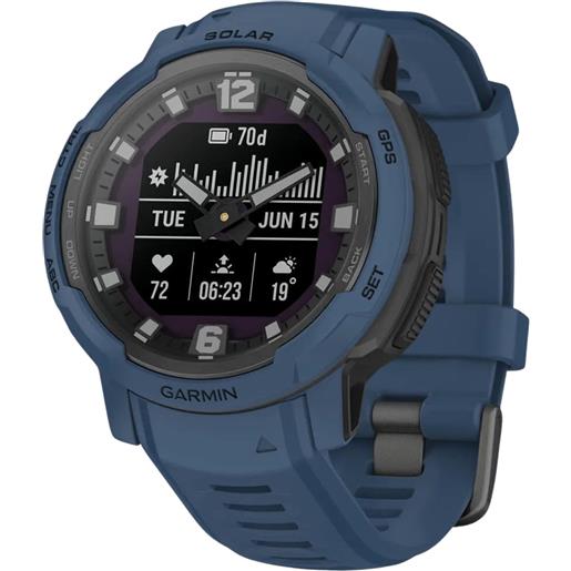 GARMIN instinct crossover solar tidal blue orologio gps