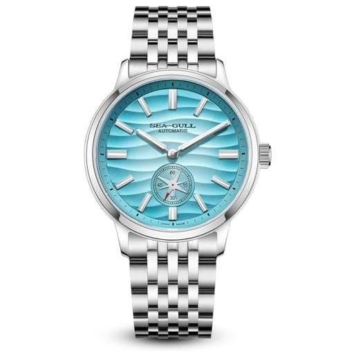 Chronostar POLARIS Orologio Uomo Multifunzione – Cassa In Lega 50mm, Quadrante Bianco E Cinturino In Acciaio
