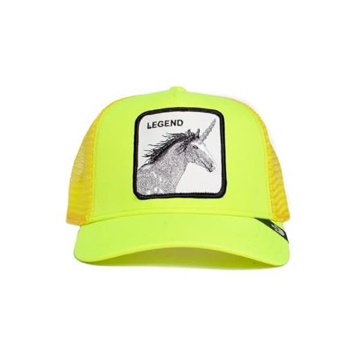 Goorin Bros., the farm, cappello trucker unisex per bambini, giallo (little legend), taglia unica, taglia unica
