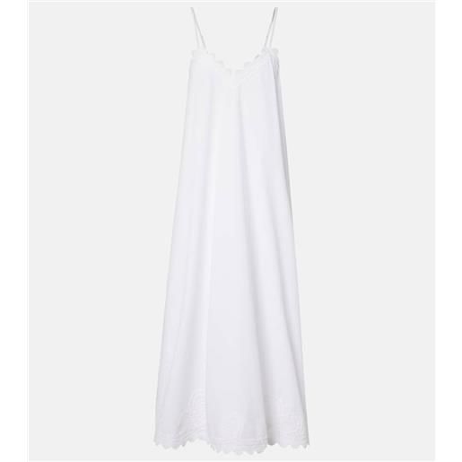 Juliet Dunn abito midi in cotone