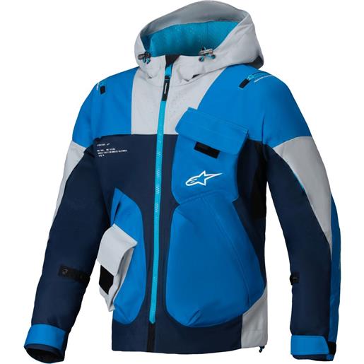 Alpinestars giacca da moto Alpinestars mogress air blu-blu scuro-grigio, 2xl