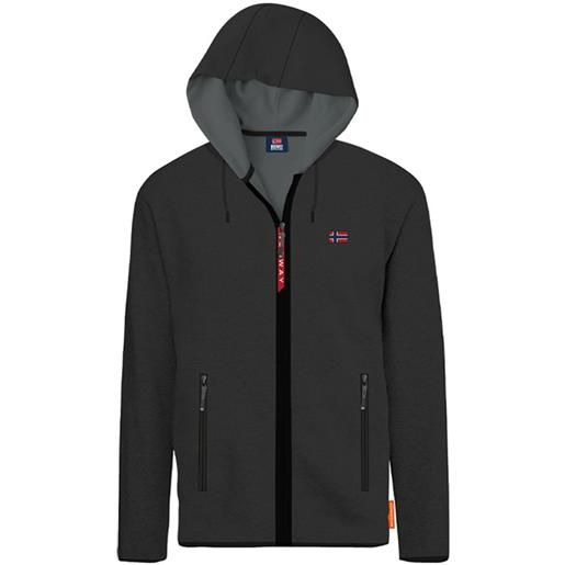 Scuola nautica italiana - giacca uomo softshell 119141 black/rev10