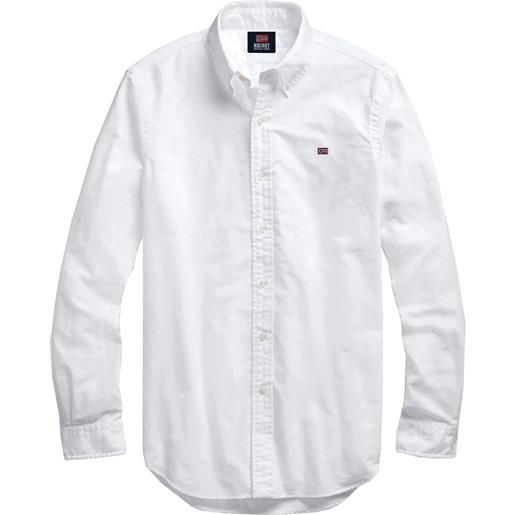 Scuola nautica italiana - camicia oxford uomo 853101 white
