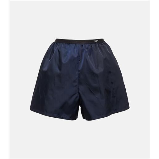 Prada shorts in re-nylon a vita alta