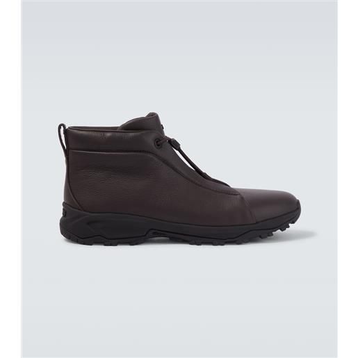 Zegna sneakers triple stitch vetta
