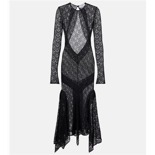 The Attico abito da cocktail in pizzo con stampa floreale